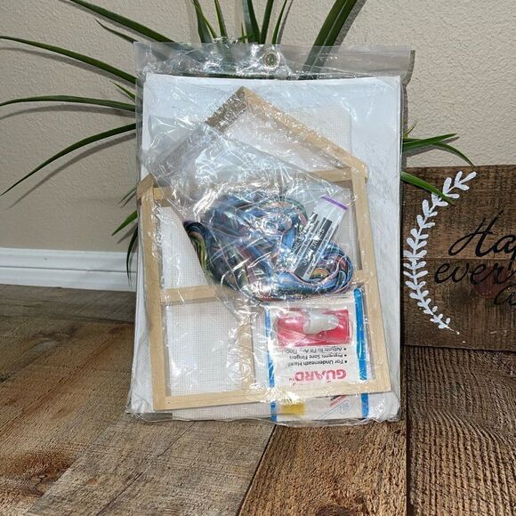 🎆 Gallery of Stitches Blessing Sampler Cross Stitch Kit #3345 Bucilla 7"×10" - Picture 2 of 4